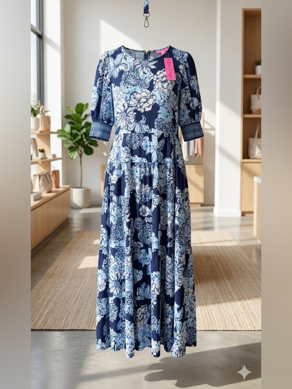 Lilly Pulitzer Amelia Midi Dress – Bouquet All Day | Size 6 ~ NWT